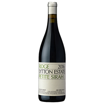 2017 リッジ･プティ･シラー･リットン･エステート / リッジヴィンヤーズ(Petite Sirah Lytton Estate 2017)